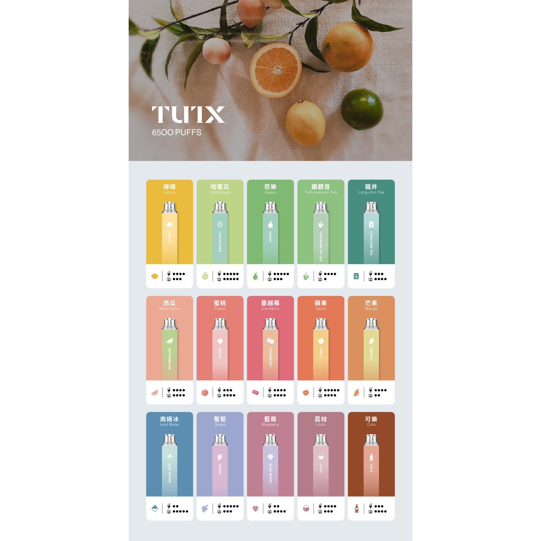 TUT.X 6500口拋棄式：這份「高顏值」的清爽，是妳包包裡的時尚單品